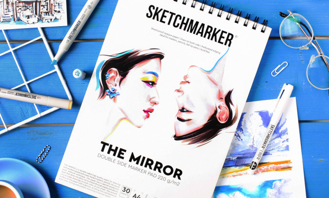 Склейка THE MIRROR A4 (220 gsm, 30 листов, на спирали)