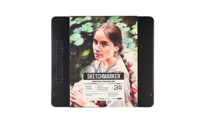 Набор акварельных карандашей SKETCHMARKER PORTRAIT Портрет 24 цвета