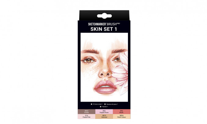 Набор BRUSH PRO 6 SKIN SET 1 (6 маркеров)