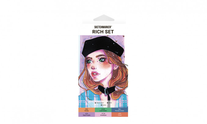 Набор 6 RICH SET (6 маркеров)