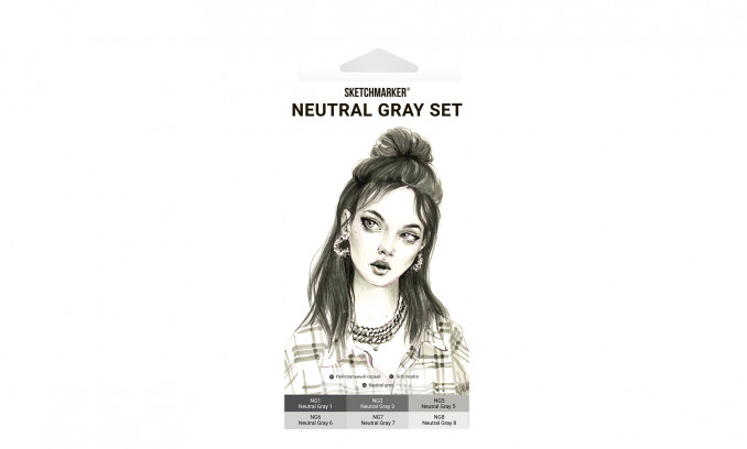 Набор 6 NEUTRAL GRAY SET (6 маркеров)