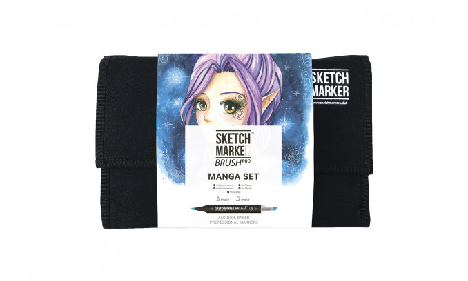 Набор BRUSH PRO 24 MANGA SET - МАНГА (24 маркера в сумке)